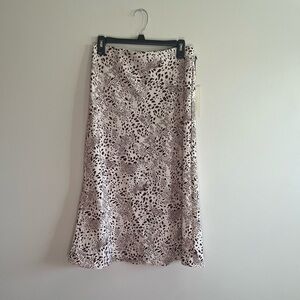 NWT Rachel Zoe Patterned Midi Skirt